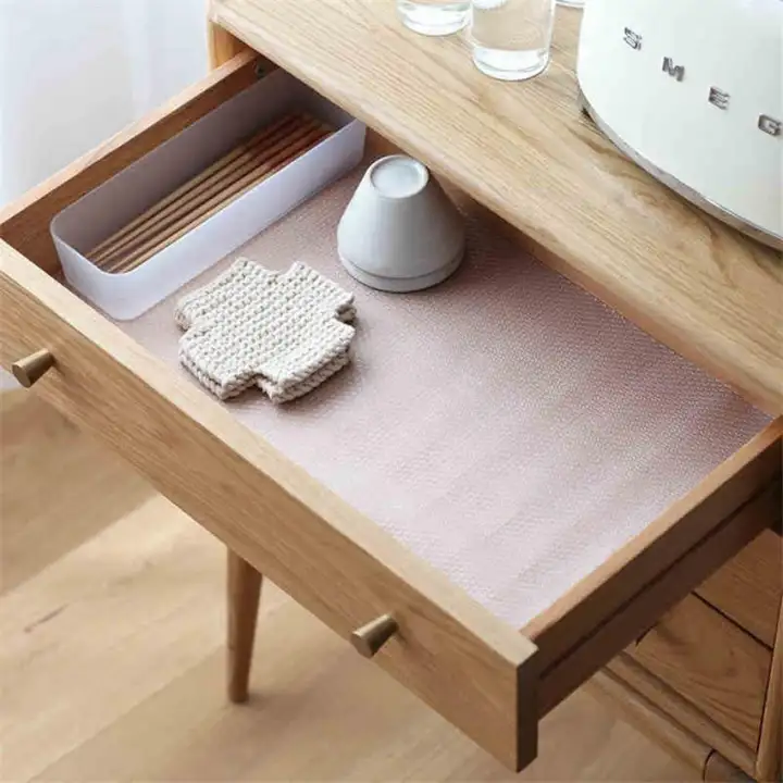Waterproof Drawer Liner For Cabinet Shelf Non Slip Table Cover Mat