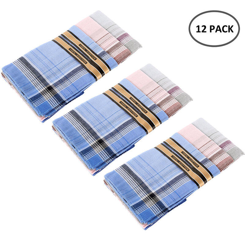 12x-mens-handkerchiefs-hankies-hankerchiefs-cloths-100-pure-cotton