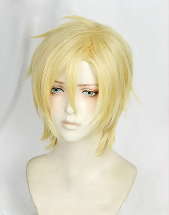 High Quality Anime Banana Fish Ash Lynx Cosplay Wig Aslan Jade Callenreese Heat Resistant Synthetic Hair Wigs Wig Cap Lazada Ph