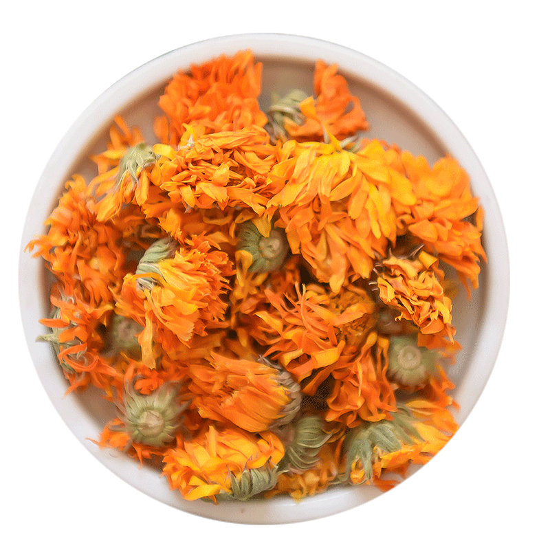 (Trà Trung Quốc) Hoa Cúc Calendula Trà Thảo Mộc Cao Cấp Hoa Khô 500G