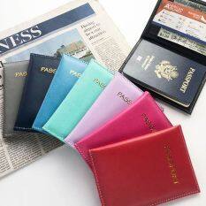 Ruohe nam xách tay giấy chứng nhận túi lưu trữ thư chất liệu da PU máy bay check-in chủ Ví Đồ bảo vệ Bìa đựng thẻ bằng PU trường hợp bọc hộ chiếu hộ chiếu bảo vệ Bìa phụ kiện du lịch