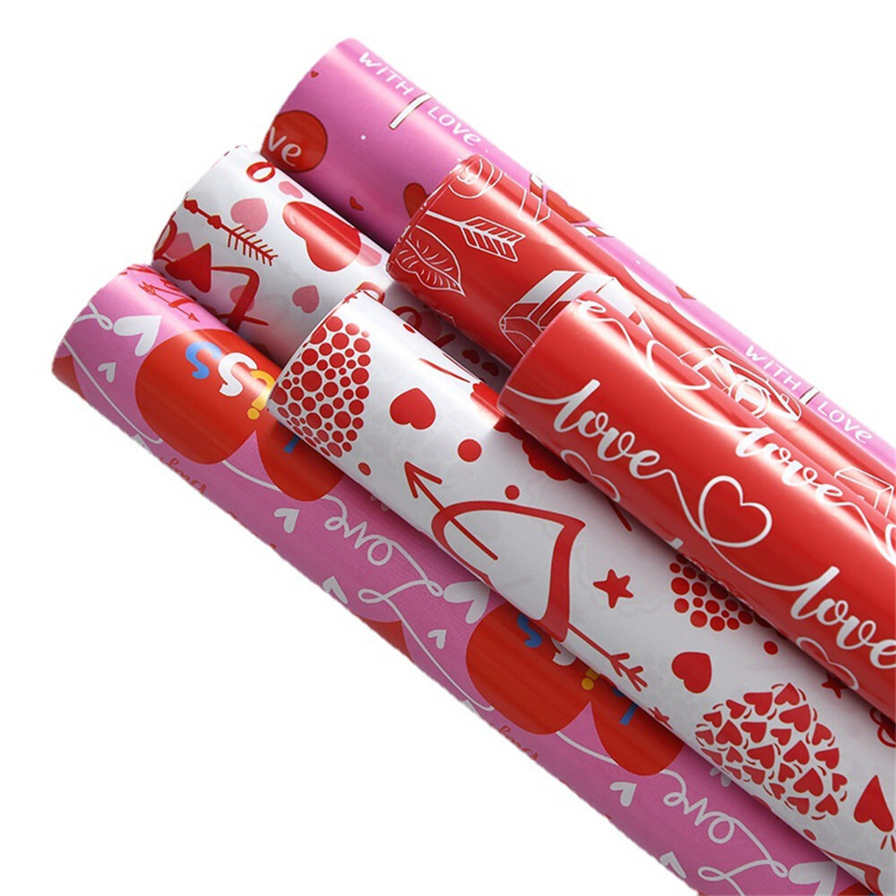 50*70cm 50*70cm Valentine's Day Gift Wrapping Paper Thicker Kraft Flower Box
