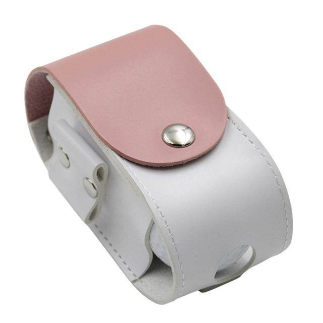 Golf Pouch Bag Leather Mini Pocket Leather Golf Ball Storage Portable Golf Waist Holder Bag Waist Belt Storage Pocket For Tees