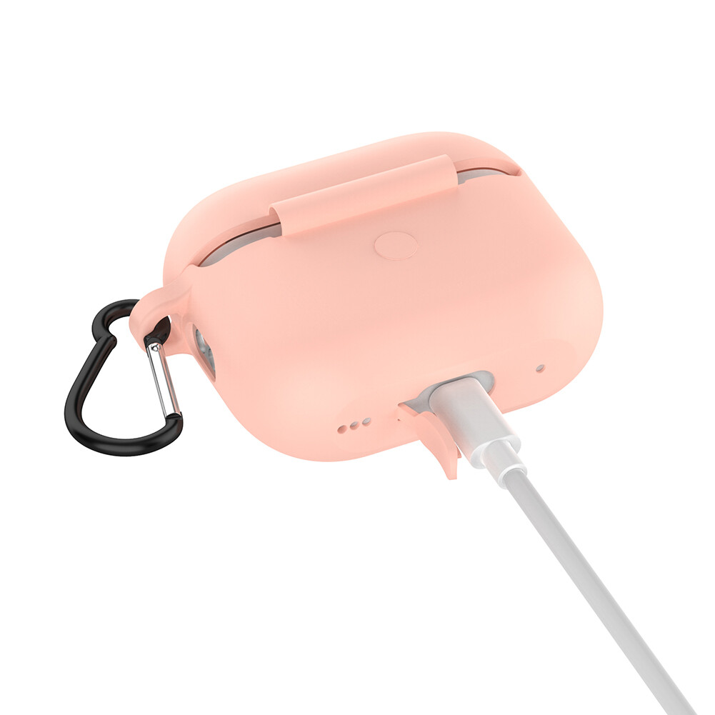 Elastic Silicone Headset Protective with Lanyard Hokk Wireless Headphone Protector Anti-lost Bluetooth-compatible Headset Case for Apple Airpods Pro 2