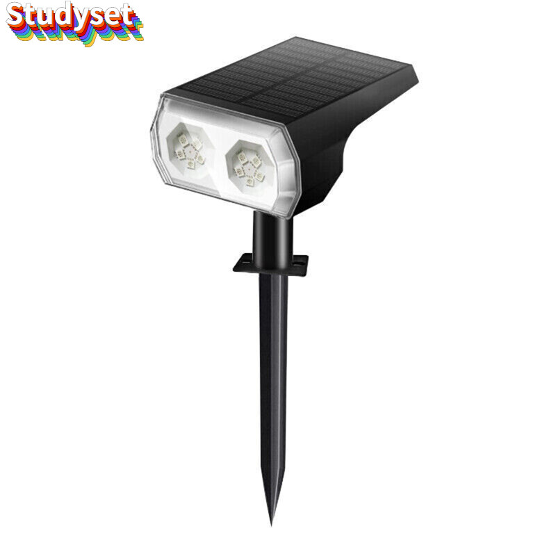 MOMO 10 LED RGB Solar Spotlight Waterproof Outdoor Garden Courtyard ...