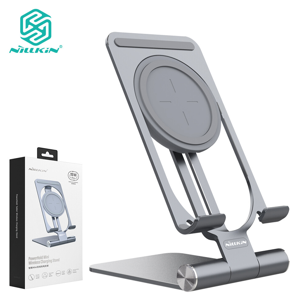 Nillkin PowerHold Mini Wireless Charging Stand Sleeve is equipped with a magnetic stand with non-slip phone holder bracket 2in1 removable