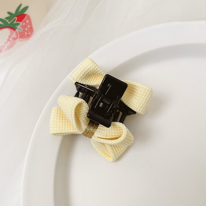 New cute small double-sided bow hairpin