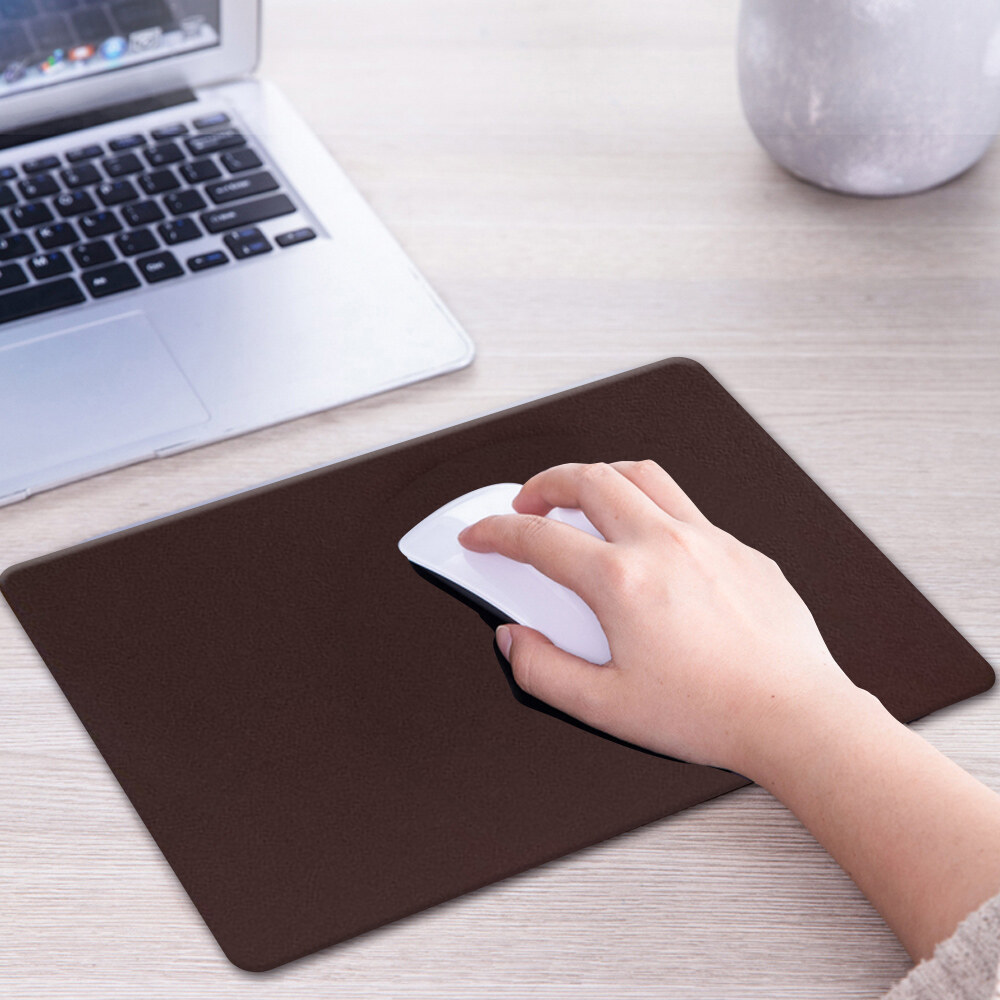 PU Waterproof Computer Mouse Pad Simple Office Gaming Desktop Mouse Pad Mat