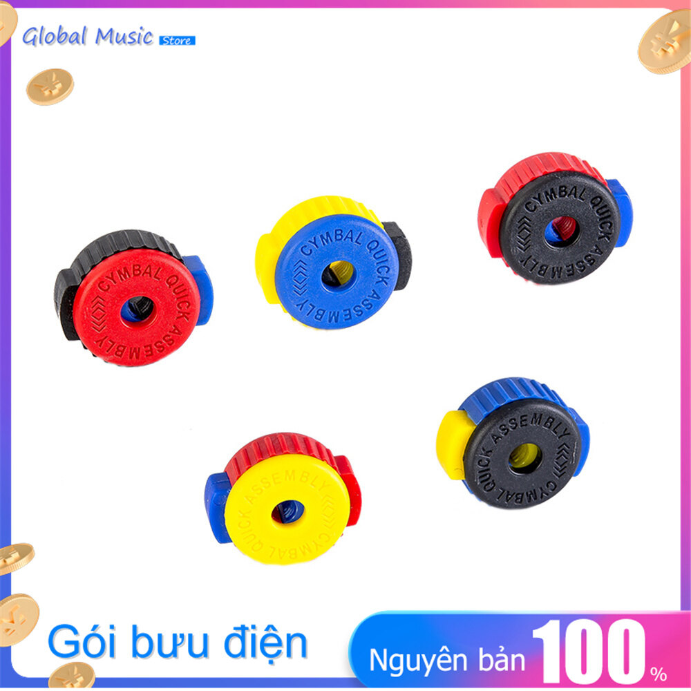 5 Pack Quick-Set Cymbal Mate Quick Release Drum Accessories Kit Rondom Color