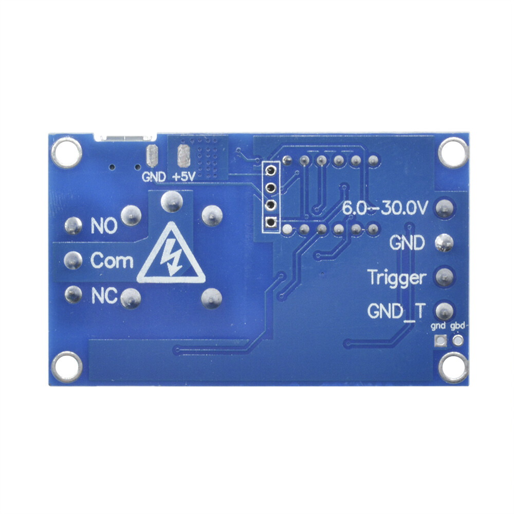 FocusAi Bảng mạch điều chỉnh thời gian led kỹ thuật số kích hoạt chu kỳ hẹn giờ chuyển mạch DC 6-30V-INTL Giao diện MicroType-C