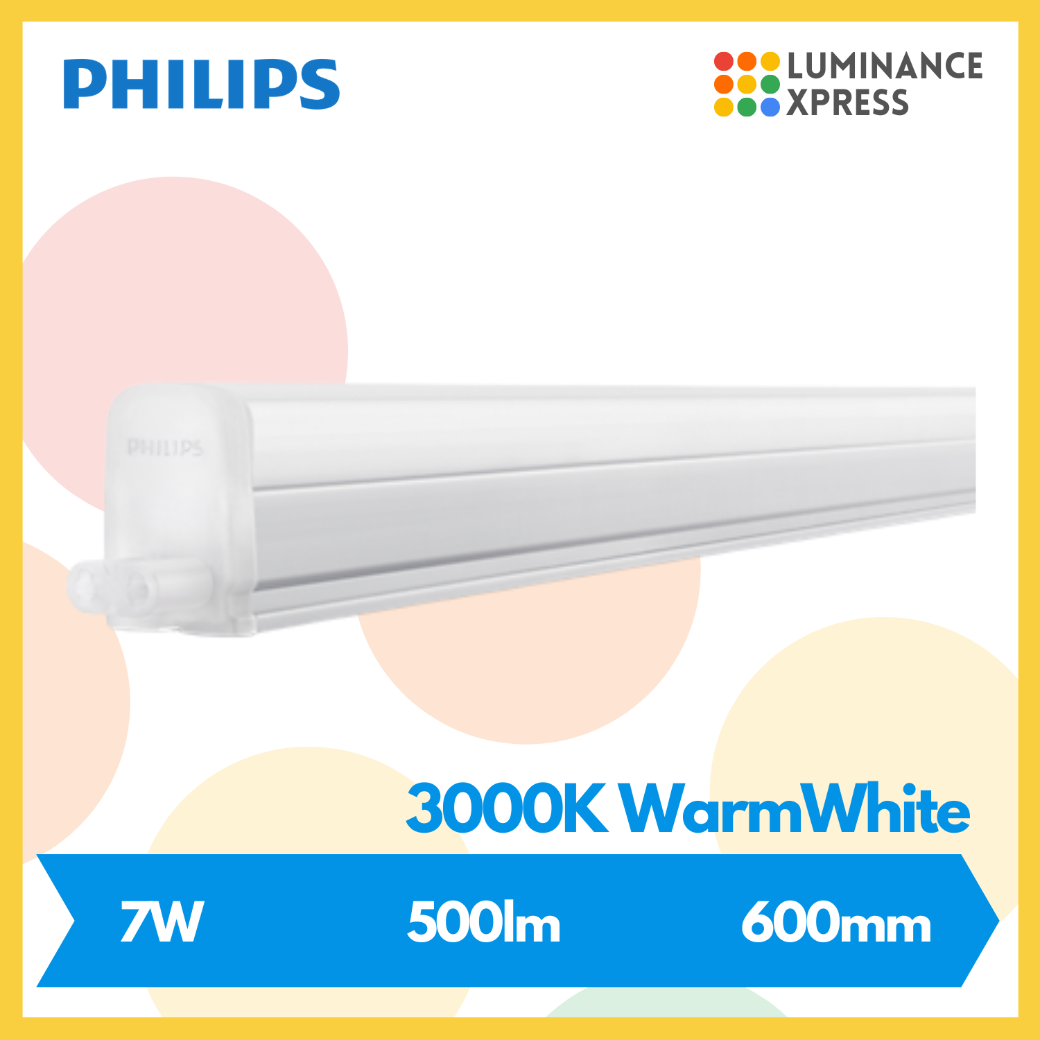 31092 PHILIPS Trunkable LED Linea Batten 600mm 7W (Warm White 3000K ...