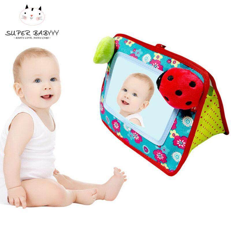 SBY Baby Stroller Hanging Toy Cognitive Mirror Hand Bell Toy for Cot Pushchair Singapore