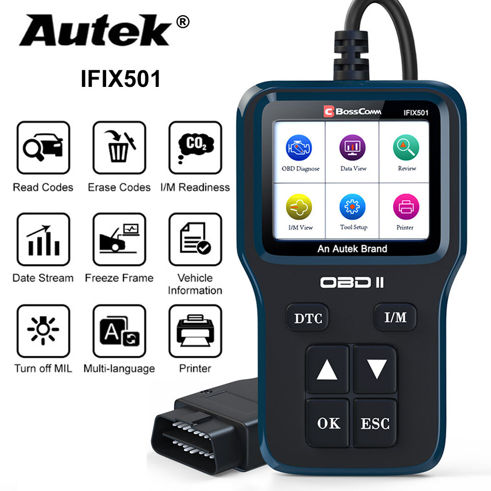 Autek IFIX 501 OBD2 Scanner Clean Fault Code Reader Check Engine