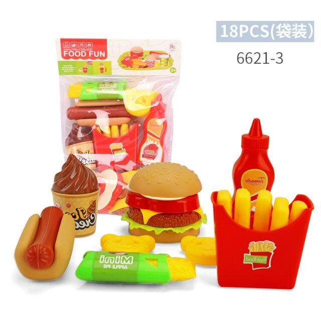 fast food toy set