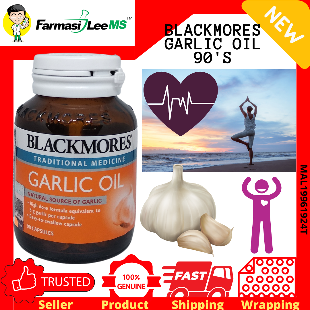 Blackmores Garlic Oil 90s (Exp 06/24) Lazada