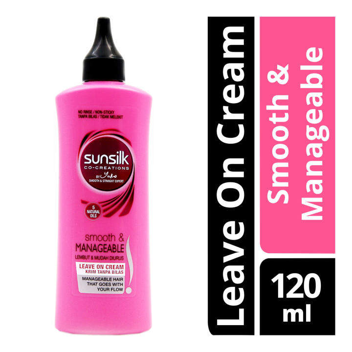 sunsilk smooth and manageable leave on cream