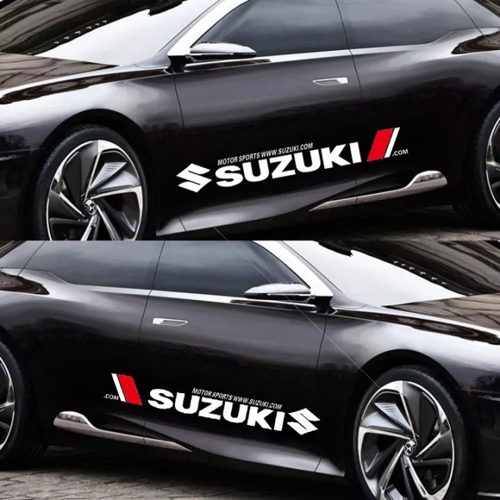 1 Pair For Suzuki Logo Car Body Sticker Auto Badge Decoration Auto DIY Full Auto Body Decals Stickers For Car Body Decoration For Suzuki Car Stickers Accessories
