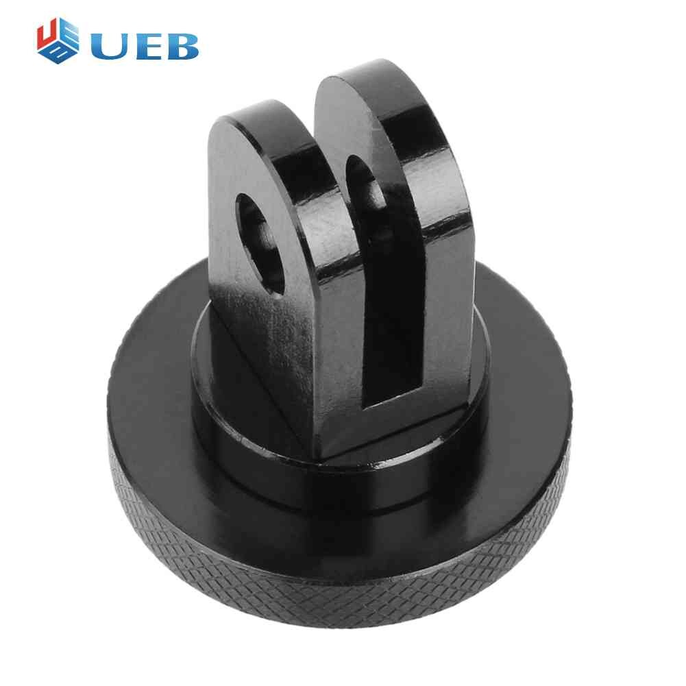 Cnc aluminium alloy 1/4 mini tripod adapter mount holder for gopro hero 7/6