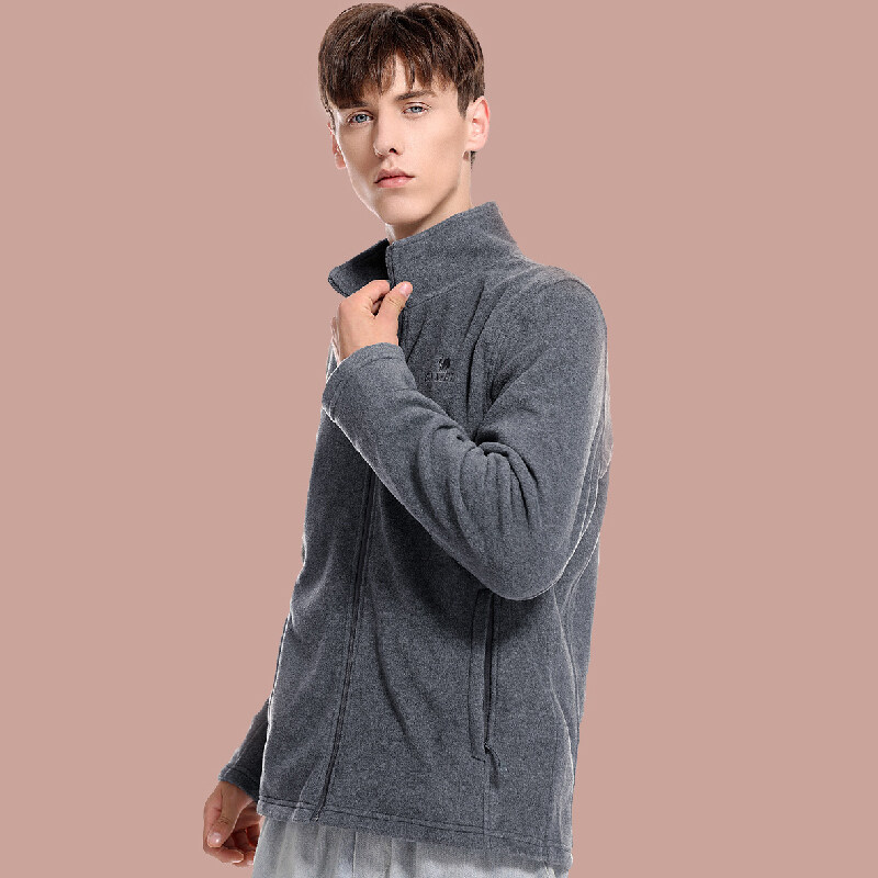 CAMEL men new fleece Slim warm collar coat