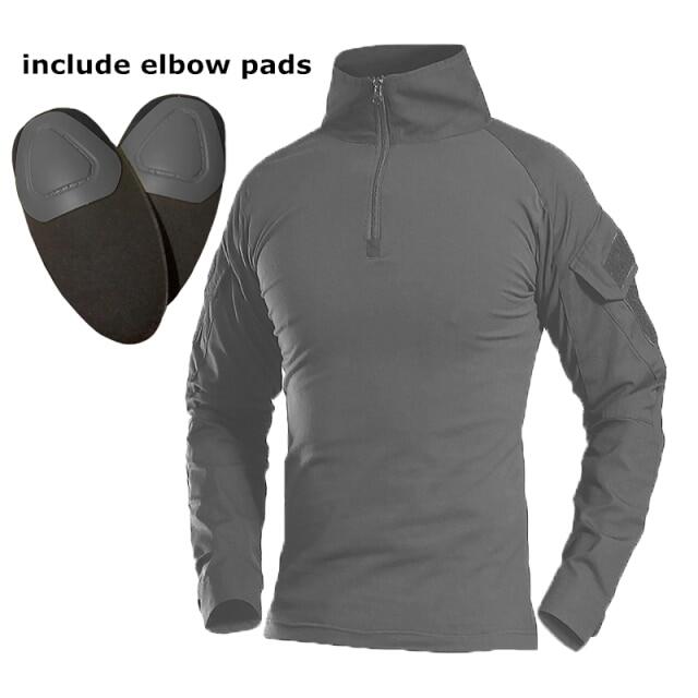 Chemise Tactique IDOGEAR BSR Homme Avec Coudières – Manches Longues – Tenue Militaire Paintball Airsoft