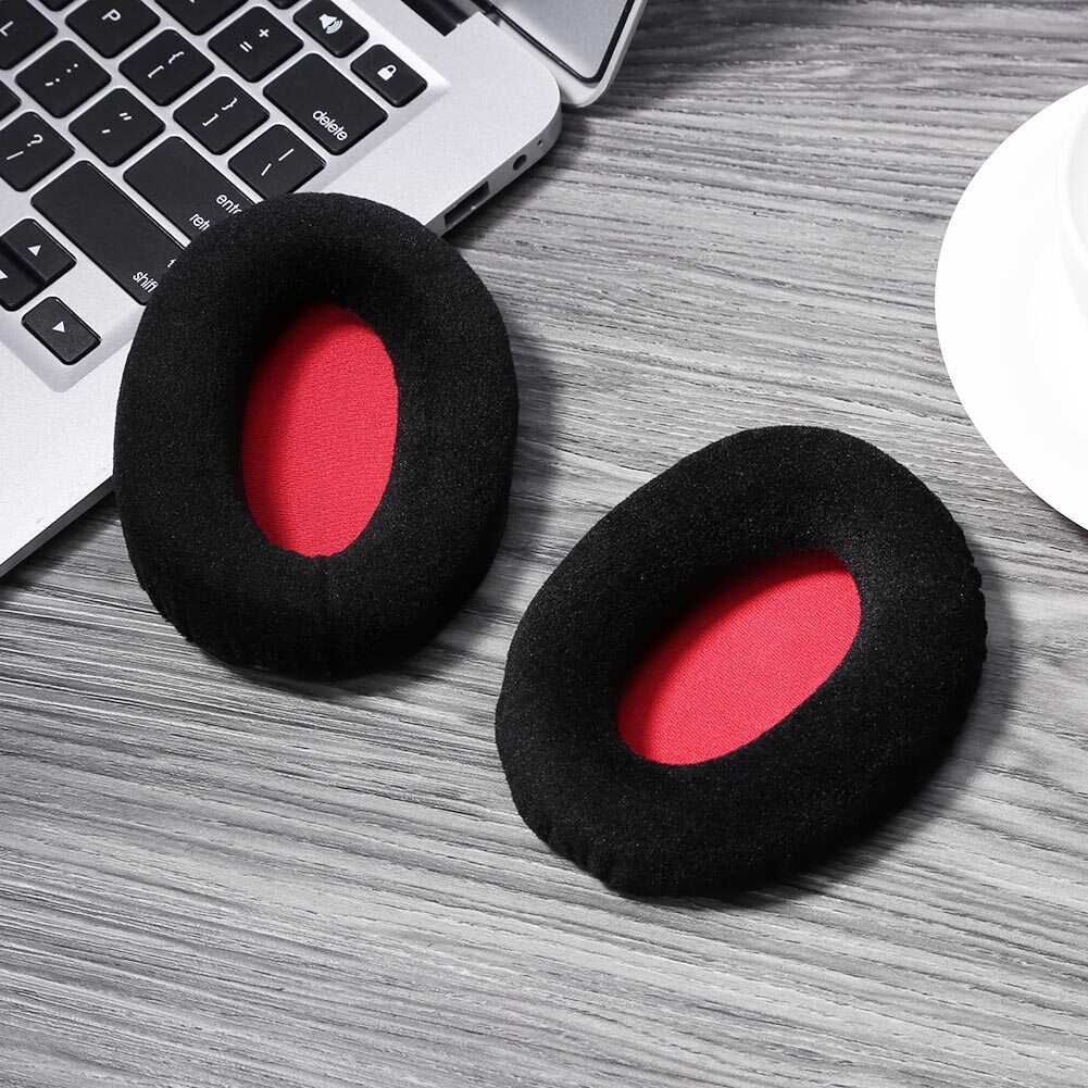 2x Leather / Flannel Headphone Ear Cushions Pad for HyperX Cloud Flight/Flight S