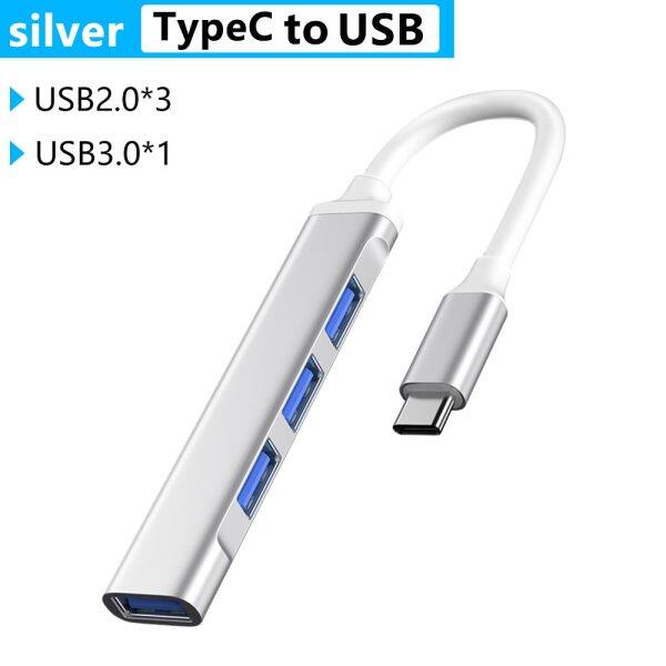 Bảng giá Loại C USB C HUB 3.0 3.1 4 Cổng Đa Splitter Adapter OTG Đối Với Lenovo HUAWEI Xiaomi Macbook Pro 15 Không Khí Pro Phụ Kiện USB Hub Phong Vũ