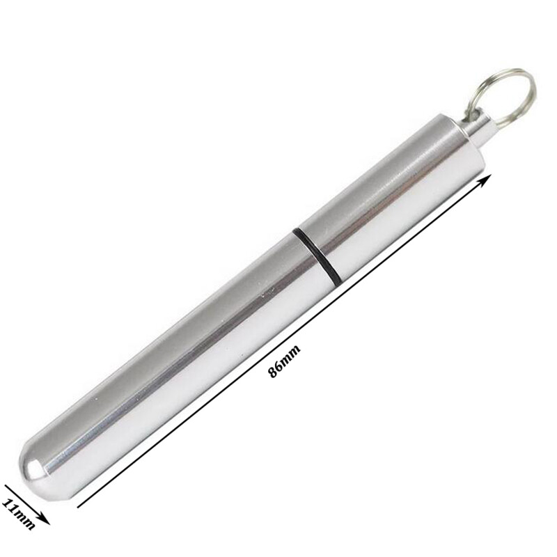 Durable Stainless Steel Portable Rustproof Stand For Toothpick Outdoor Household Travel Seal Storage Container Box Holder Case