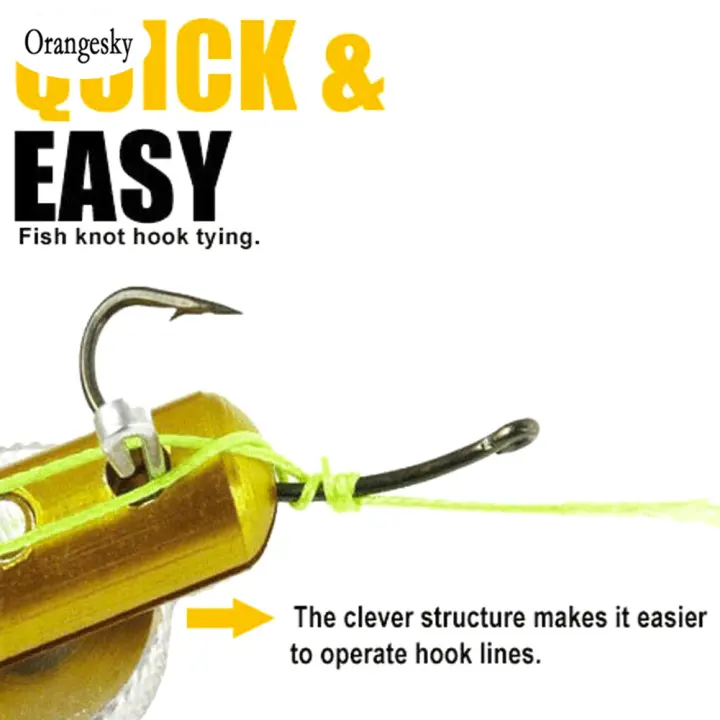 fast fishing knot tying tool
