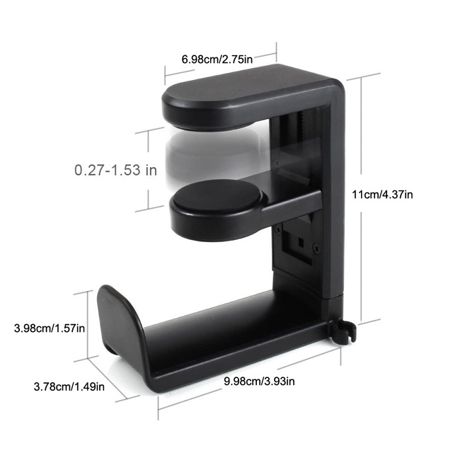 BlueWow Giá Đỡ Móc Treo Tai Nghe Chơi Game Trên PC T004 Giá Treo Tai Nghe Giá Đỡ Có Tay Xoay & Điều Chỉnh Được Giá Đỡ Túi Thông Dụng Gắn Bàn