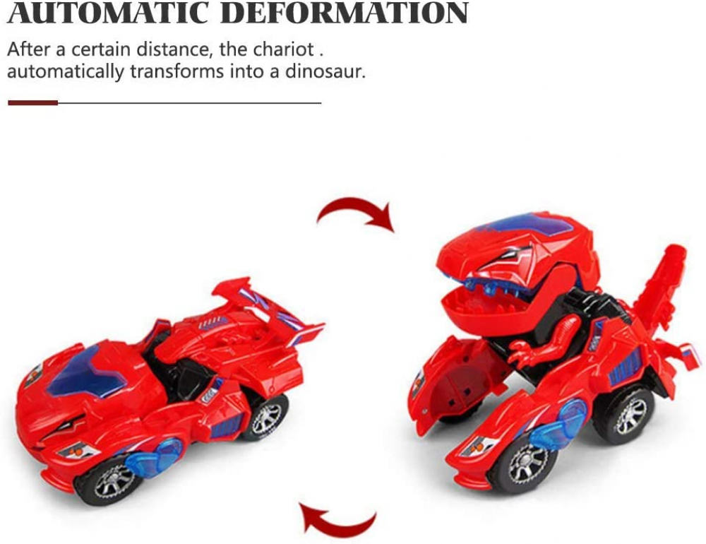 Transformers Dinosaurs Led Car Toys for Children Boys