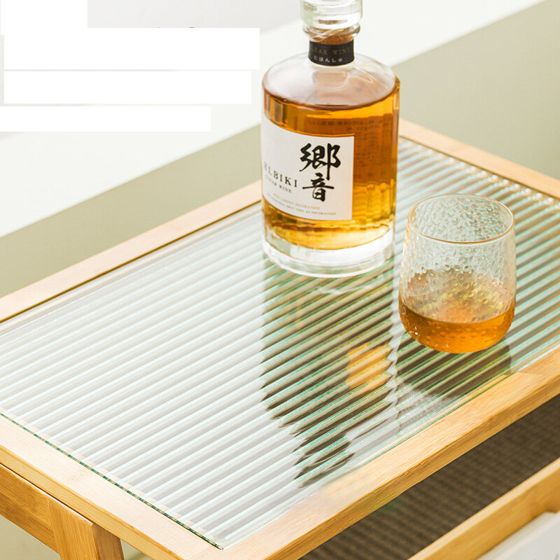 KS Side table small coffee table, bedside table, sofa side table, glass small house, square tea table, Japanese mini corner table