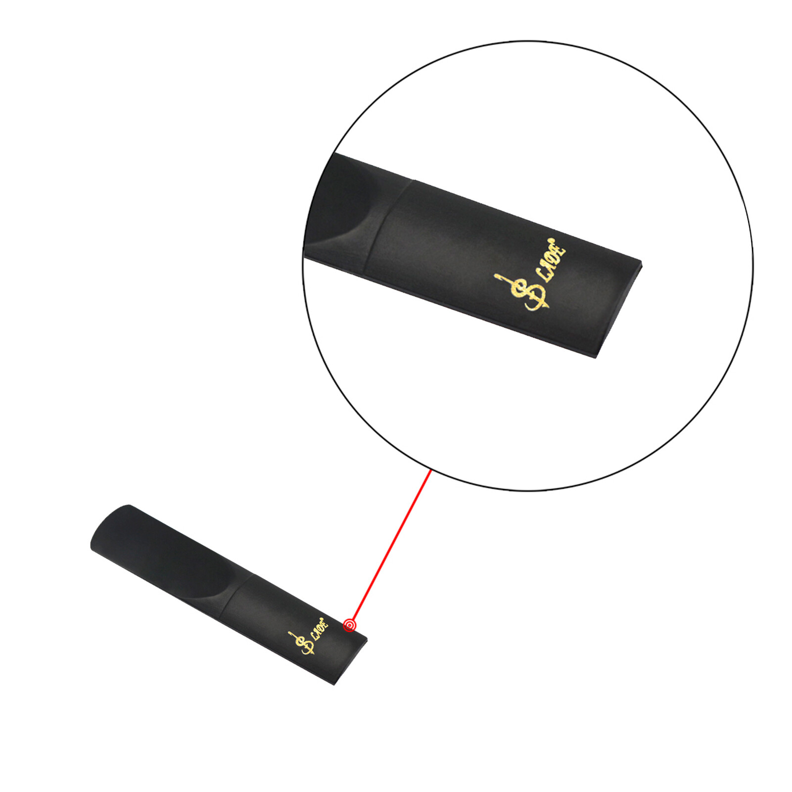 [ammoon]quà bí mật 2.5 sức mạnh ABS sậy cho alto EB Saxophone sax phụ kiện