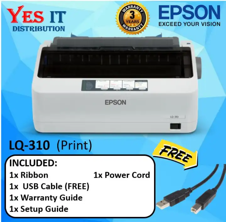 epson lq 310 setup