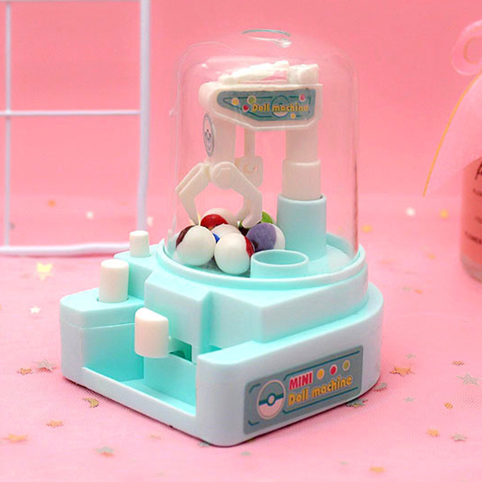 Adventure Toy Mini Ball Claw Manual Candy Grabber Machine Children Interactive Educational Toy