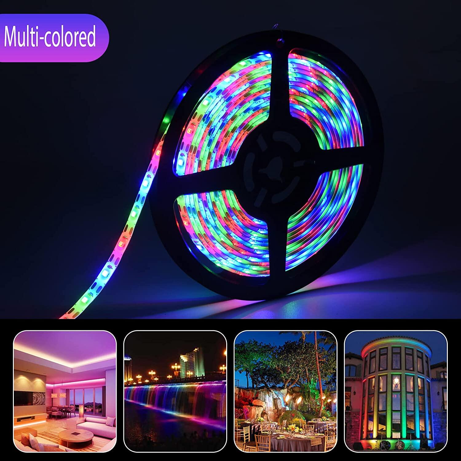 Outdoor Solar Led Strip Lights 3m 5m 10m Solar Powered Flexible