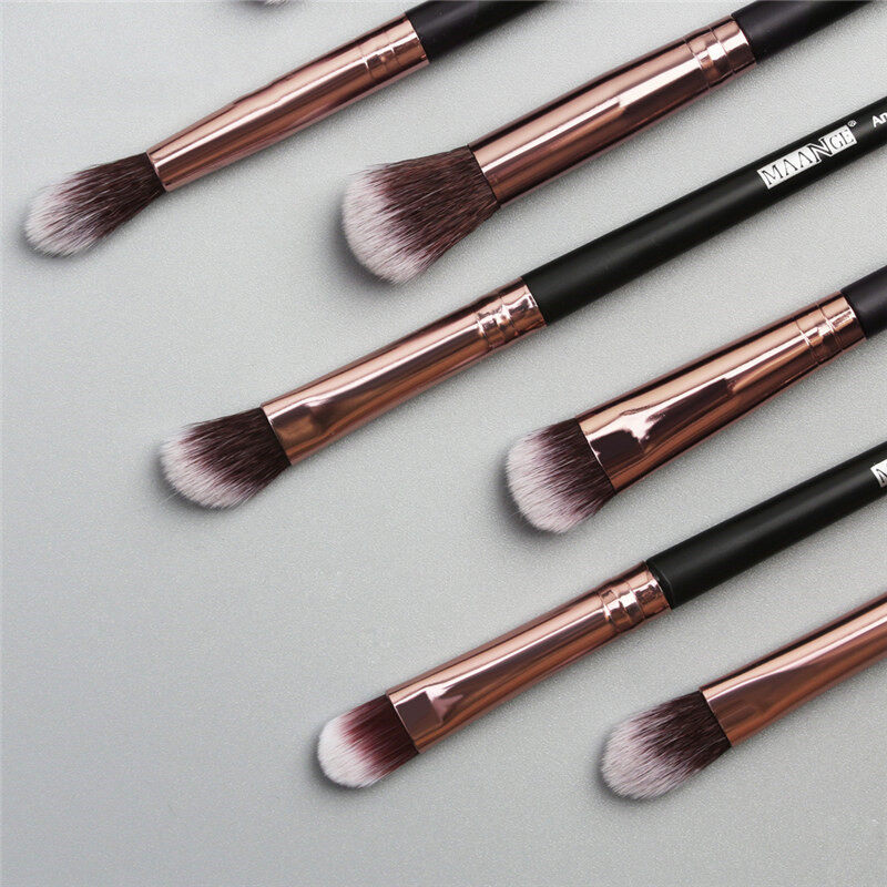 12PCS Makeup Brushes Set Eye Shadow Blending Eyeliner Eyelash Eyebrow Blush Make Up Brush Tools