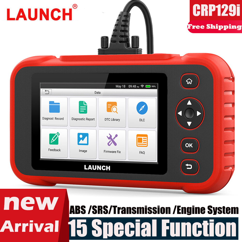 เปิดตัว CRP129i OBD2เครื่องสแกนเนอร์ตรวจสอบเครื่องยนต์ ABS SRS เกียร์4ระบบเครื่องอ่านโค้ด SAS ETS TPMS EPB บริการน้ำมัน15ฟังก์ชั่นรีเซ็ต EOBD JOBD Professional วินิจฉัยรถเครื่องมือฟรี Update สำหรับรถยนต์ทั้งหมด