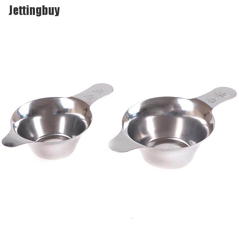 [Jettingbuy] Bộ Lọc Trà Bằng Inox Lưới Tốt Lá Trà Phễu Trà Lọc Phụ Kiện