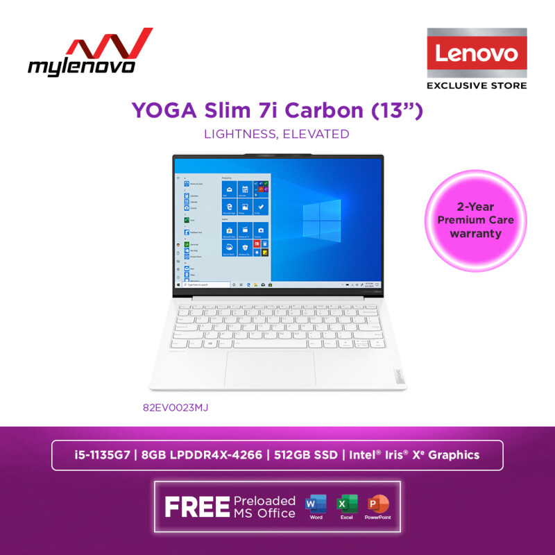 Lenovo Yoga Slim 7 Carbon 13ITL5 11Gen i5-1135G7 8GB 512GB SSD Malaysia