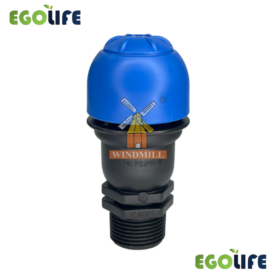 [1piece] air release valve vacuum relief valve water irrigation system 3/4inch 1inch Lazada