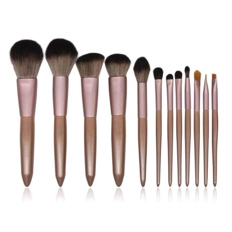 Mandarins-12Pcs Trang Điểm Tổng Hợp Cọ Kem Nền Bột Concealers Mắt Bóng Đựng Mỹ Phẩm Trang Điểm Cọ Trang