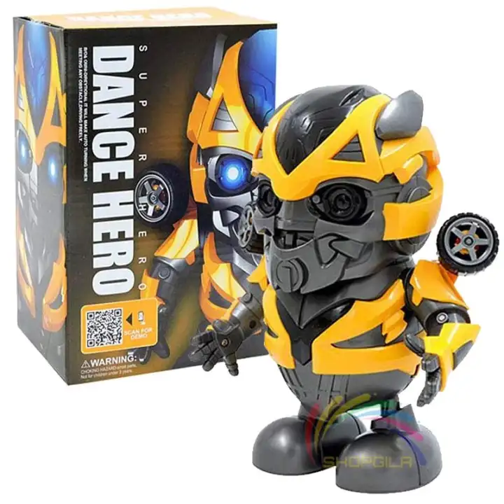 dancing robot toy with music & flashing light