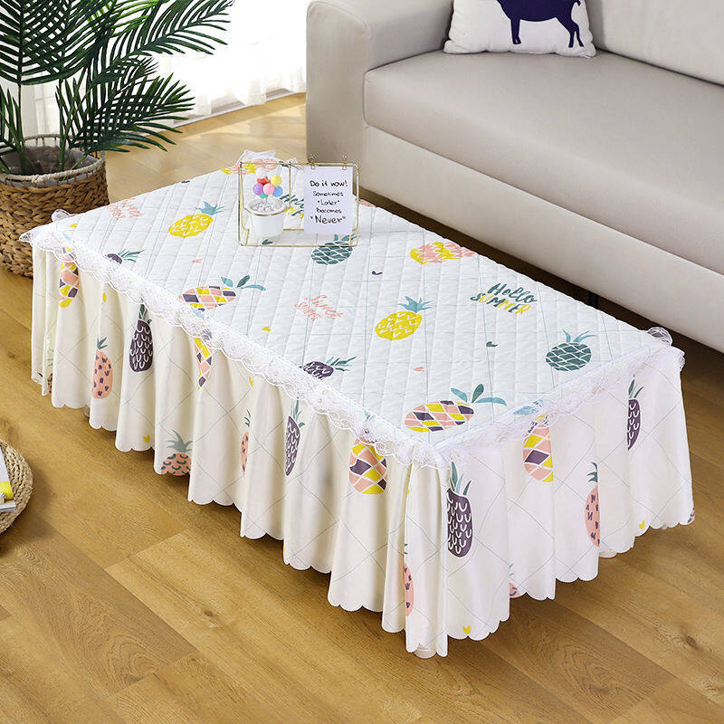 2KXX Living Room Coffee Table Tablecloth Fabric Nordic Lace Coffee