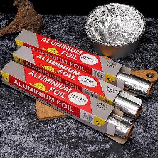 Cuộn giấy bạc nướng đồ ăn aluminium