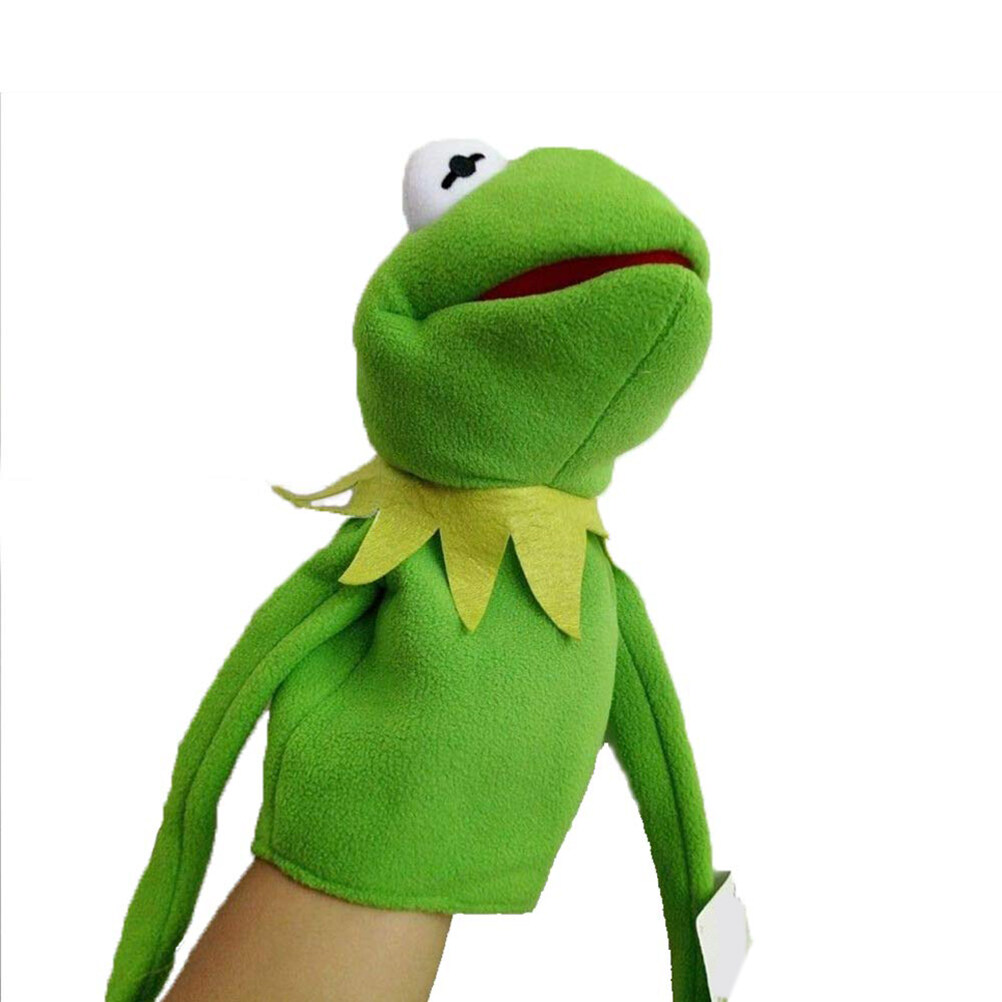 40cm Big Frog Puppet Show Plush Hand Puppet Toy Child Baby Early