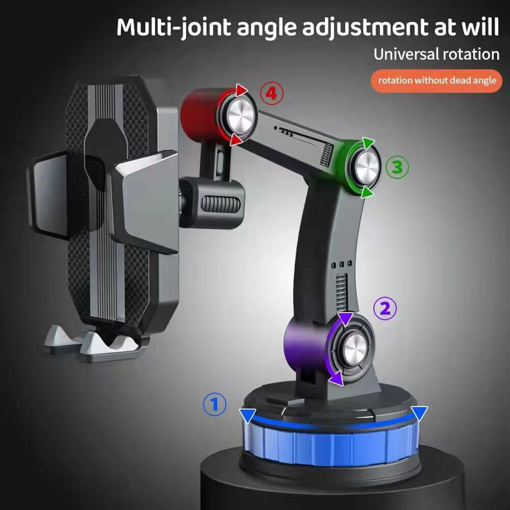 Universal Car Phone Holder Center Console Smartphone Mount Bracket Windscreen Support