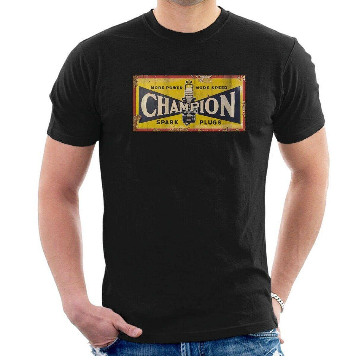 vintage champion spark plug t shirt