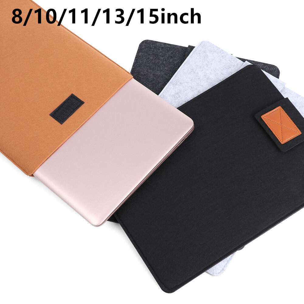 8 10 11 13 15inch Laptop Sleeve Case Wool Felt Soft Bag Ultrabook Cover For Macbook Air Pro Retina