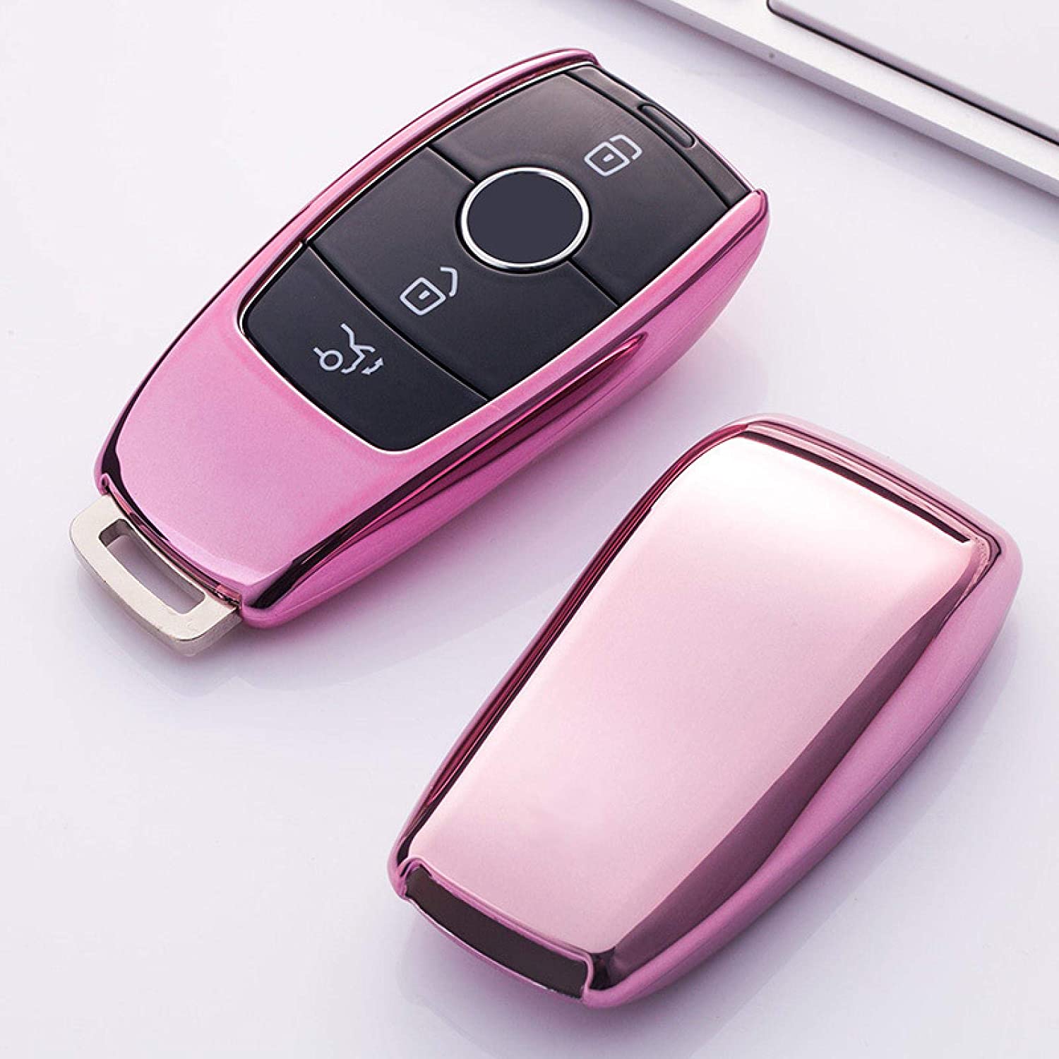 for Car Key Shell,for Car Key Case Cover,for Mercedes Benz 2017 2018 E Serials E300 E200 E220 Maybach S320L S450 S350 E-Black
