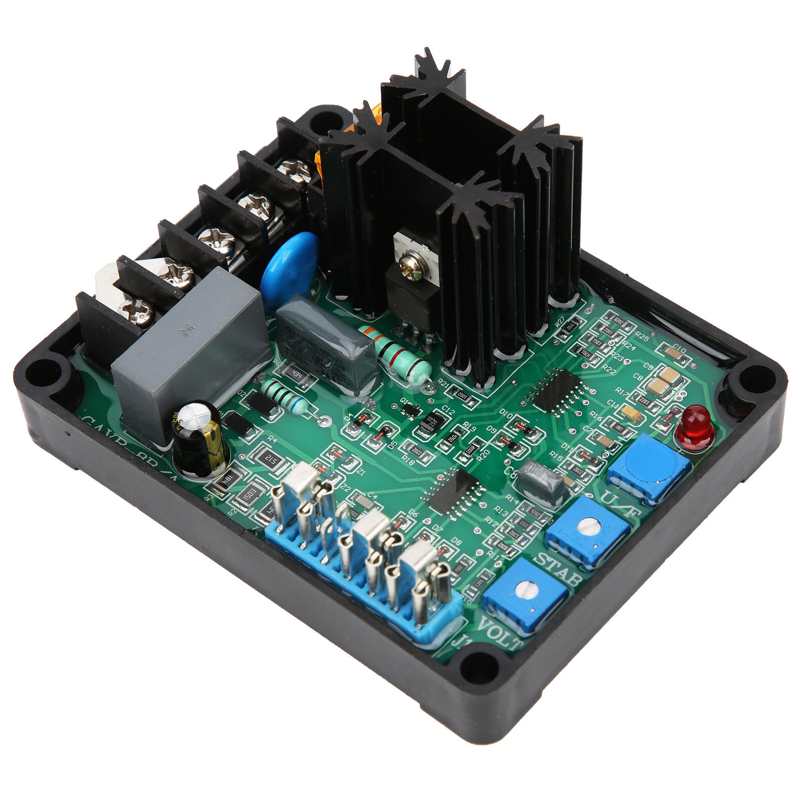 xuelelile Generator Automatic Voltage Regulator Board Brushless Excitation AVR Module Stabilizer GAVR‑8A